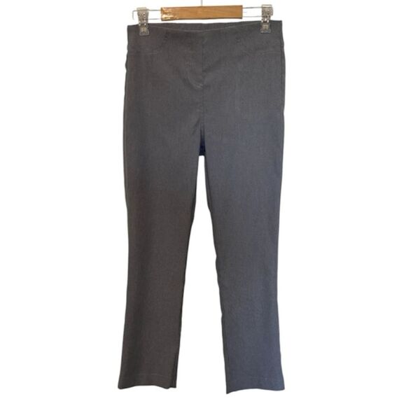 Tribal Pants - Tribal Women's Mid-Rise Pull-On Ankle Pants Gray Size 4 (Fit 28x27)